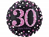  18" HB Sparkling Birthday 30 pink S55