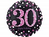 � 18" HB Sparkling Birthday 30 pink S55