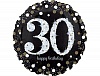 18" HB Sparkling Birthday 30 gold S55